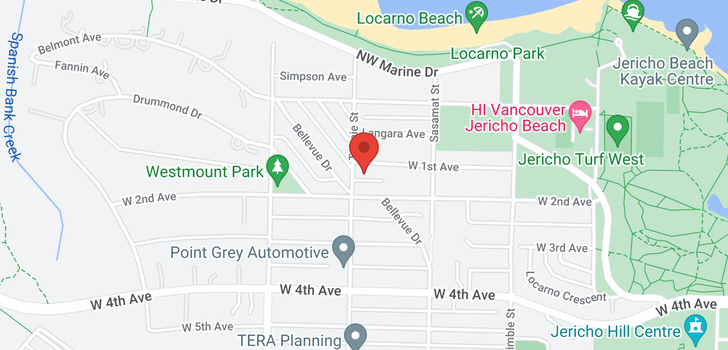 map of 4588 W 1ST AVENUE